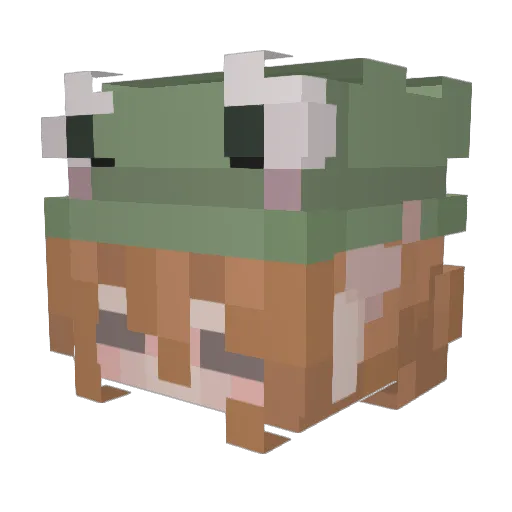beansoni Minecraft avatar head, 3D render