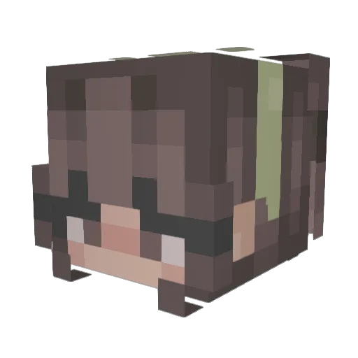 beanstorm Minecraft avatar head, 3D render