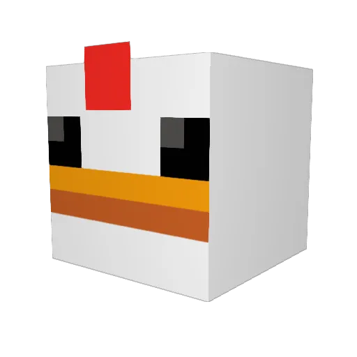 beanthebaddie69 Minecraft avatar head, 3D render