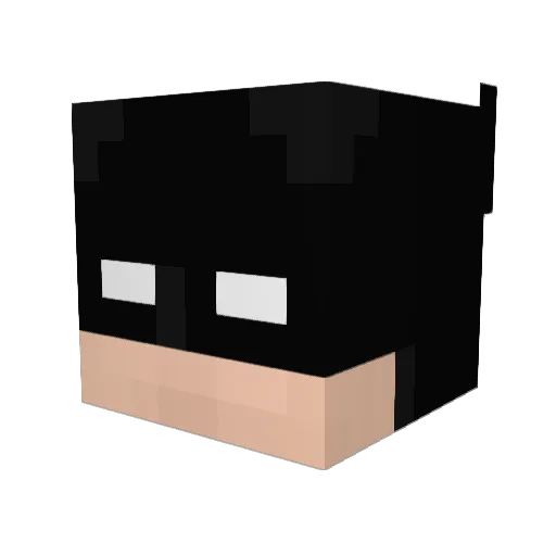 beanthegrease Minecraft avatar head, 3D render