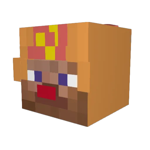Minecraft-Avatar von beanwin: Kopf als 3D-Render