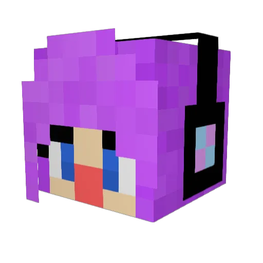 beanybear224 Minecraft avatar head, 3D render