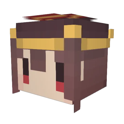 bear4n5 Minecraft avatar head, 3D render