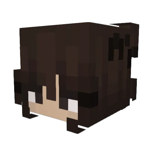 bear749 Minecraft avatar head, 3D render