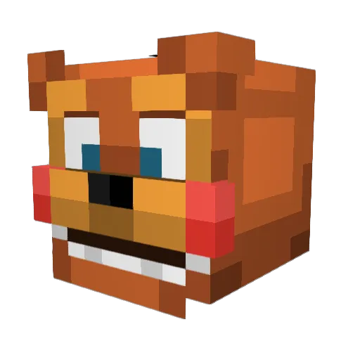 bear8u2 Minecraft avatar head, 3D render