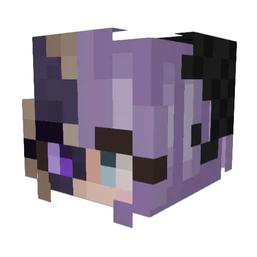 bear_2021 Minecraft avatar head, 3D render