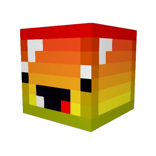 bearbarlow Minecraft avatar head, 3D render