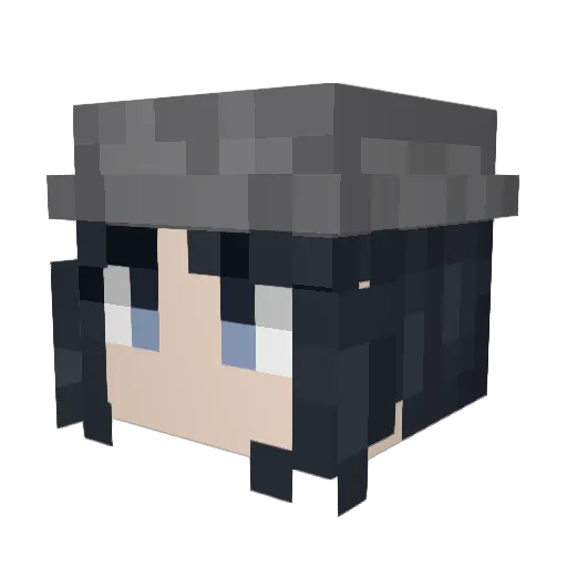 bearbeargr Minecraft avatar head, 3D render
