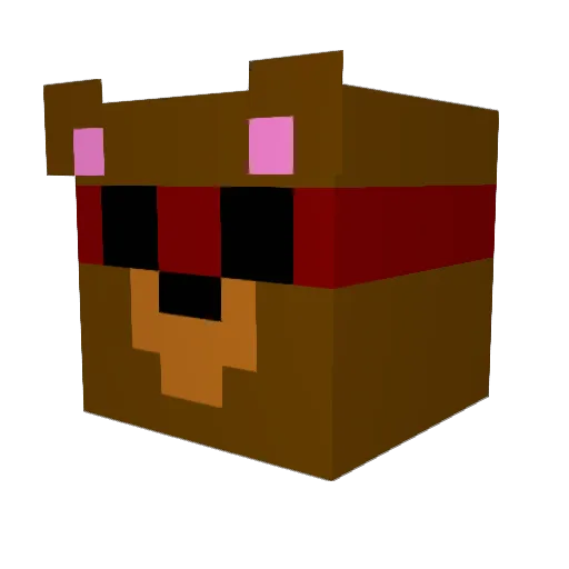 bearciu21 Minecraft avatar head, 3D render