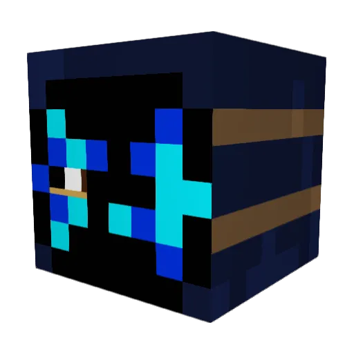 bearclan1 Minecraft avatar head, 3D render