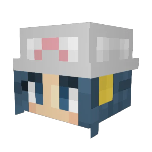 beargamer1234 Minecraft avatar head, 3D render