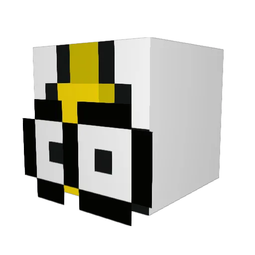 bears10 Minecraft avatar head, 3D render