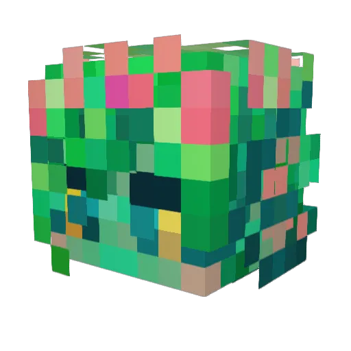 bearsteww Minecraft avatar head, 3D render