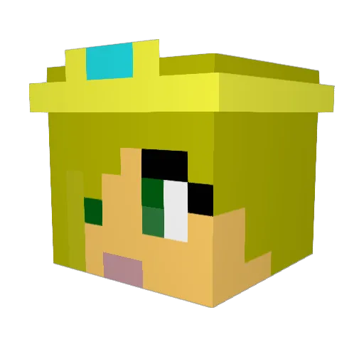 bearsugar1 Minecraft avatar head, 3D render