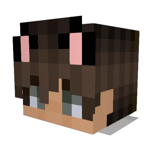 beast1785 Minecraft avatar head, 3D render