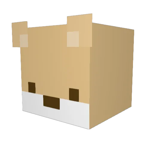 beast2346 Minecraft avatar head, 3D render