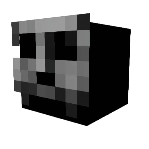 beast311 Minecraft avatar head, 3D render