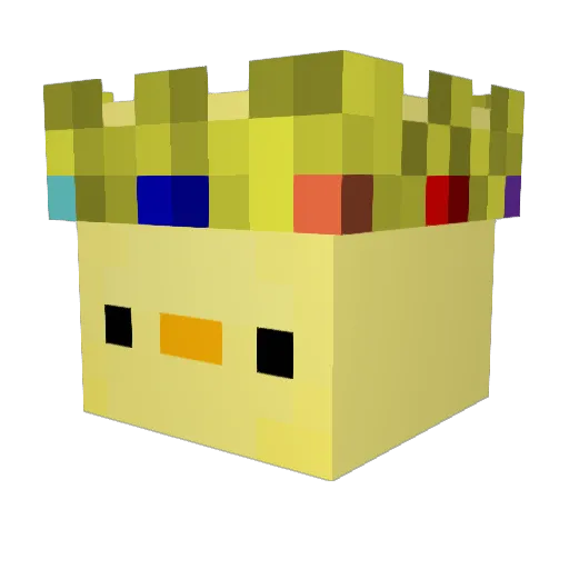 beast483 Minecraft avatar head, 3D render