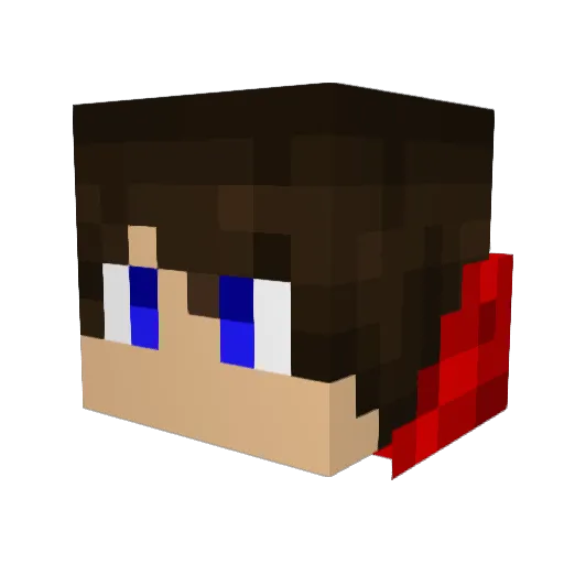 beast652 Minecraft avatar head, 3D render