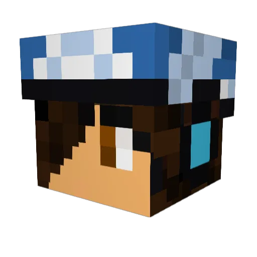 beastbeat123 Minecraft avatar head, 3D render
