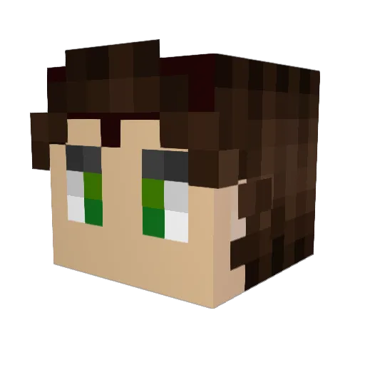 beastdude26 Minecraft avatar head, 3D render