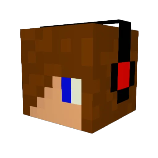 beastee23 Minecraft avatar head, 3D render