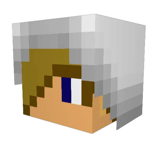 beastlyghast Minecraft avatar head, 3D render