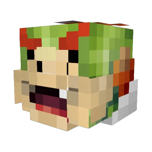 beastm0de1000 Minecraft avatar head, 3D render