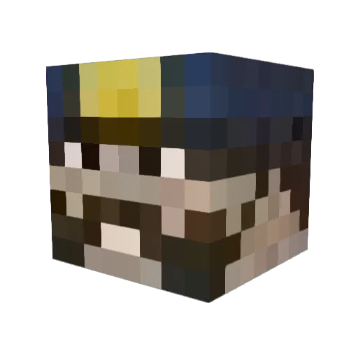 beastmode458 Minecraft avatar head, 3D render