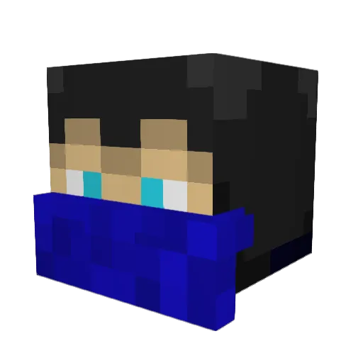 beastmodekiller9 Minecraft avatar head, 3D render