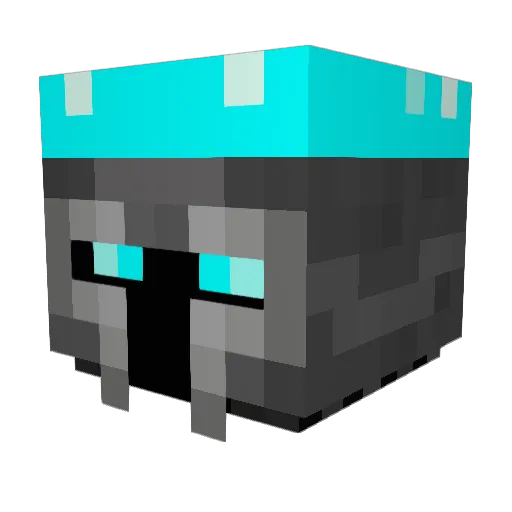 beastnessx4 Minecraft avatar head, 3D render