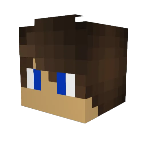 beastsenius Minecraft avatar head, 3D render