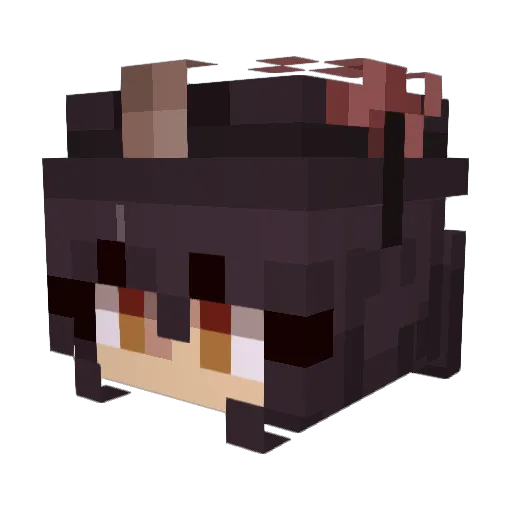 beat1228 Minecraft avatar head, 3D render
