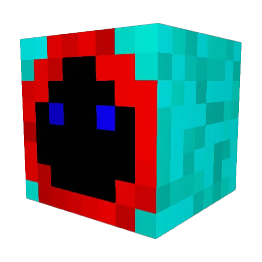 beatbox280 Minecraft avatar head, 3D render