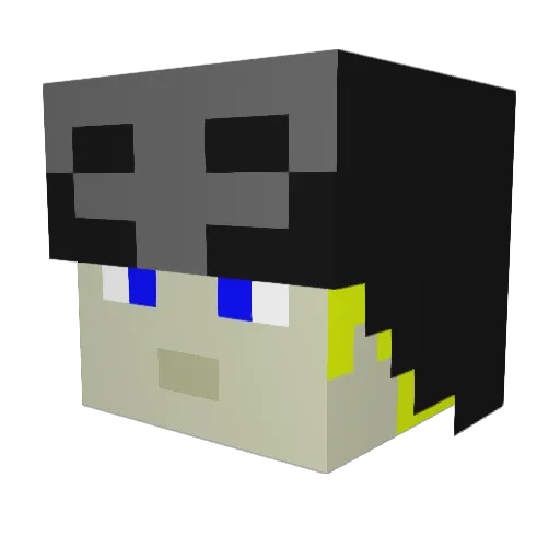 beatd7 Minecraft avatar head, 3D render