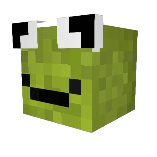 beatlel Minecraft avatar head, 3D render