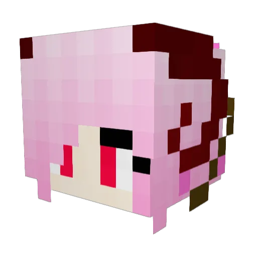 beatoro Minecraft avatar head, 3D render