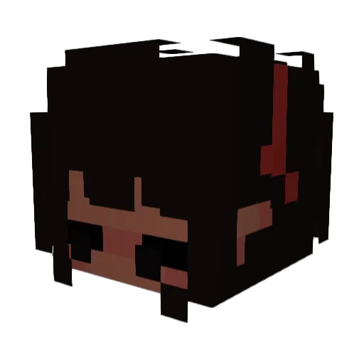 beau0h Minecraft avatar head, 3D render