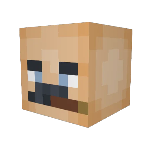 beauders Minecraft avatar head, 3D render