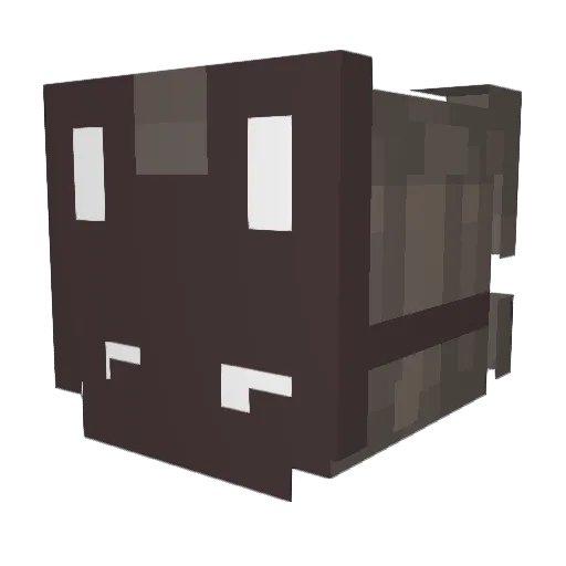 beaver3377 Minecraft avatar head, 3D render