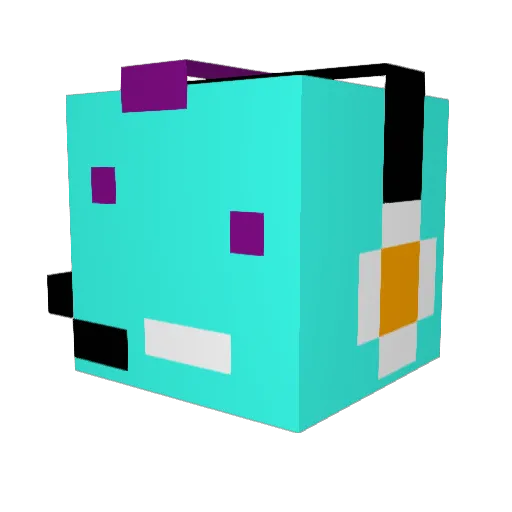 beaver_bob Minecraft avatar head, 3D render