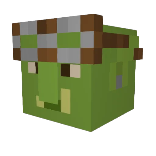 beavisguy Minecraft avatar head, 3D render