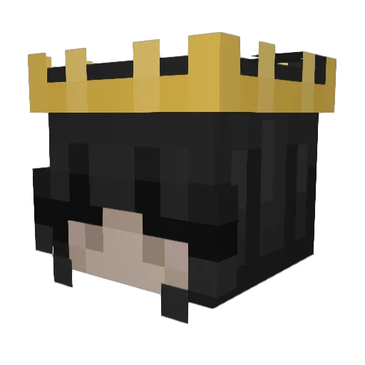 beawaya Minecraft avatar head, 3D render