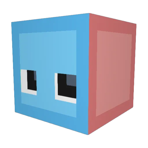 bebeilysm Minecraft avatar head, 3D render