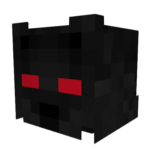 bebereborn Minecraft avatar head, 3D render