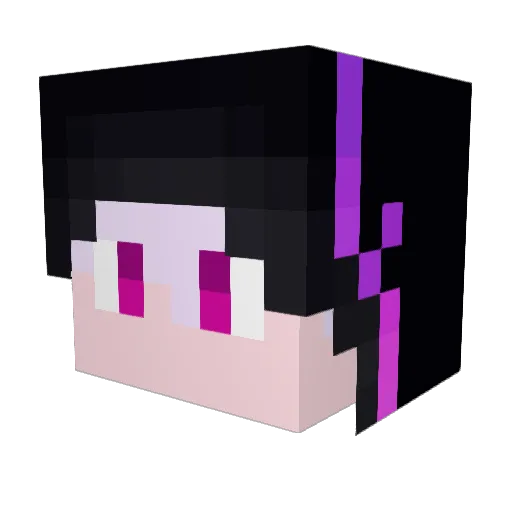 beboque Minecraft avatar head, 3D render