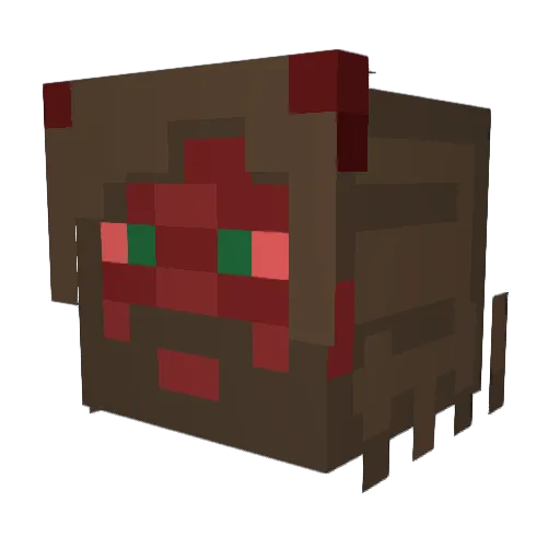 bebra687 Minecraft avatar head, 3D render
