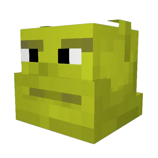 bebraaaaa Minecraft avatar head, 3D render