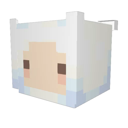 bebuco14 Minecraft avatar head, 3D render