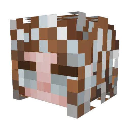 becca4leafclover Minecraft avatar head, 3D render